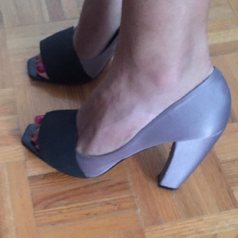 Zara Prada knock off chunky heels
